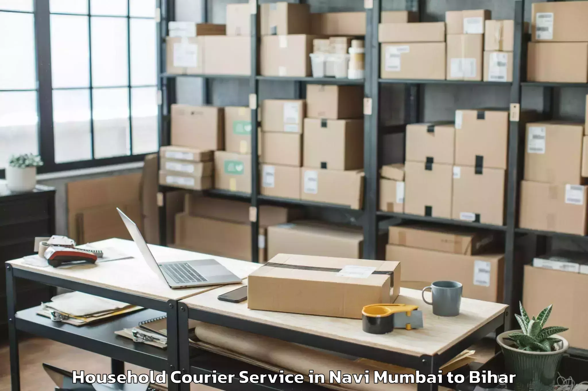 Reliable Navi Mumbai to Paliganj Household Courier